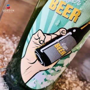 fabrication étiquettes adhésives personnalisées pour bouteille de bière