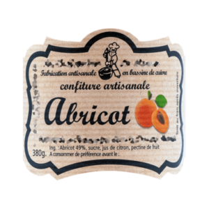 étiquette pot confiture abricot2